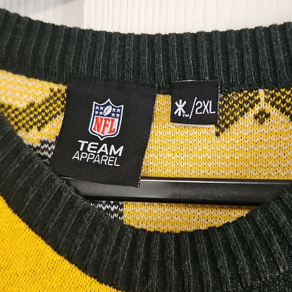 SALE! NWOT NFL Green Bay Packers Ugly Christmas Sweater - Picture 2 of 3
